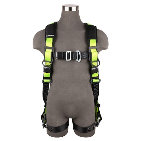 Safewaze PRO Full Body Harness: 1D, MB Chest, FD, TB Legs FS185-FD